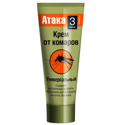 Крем от комаров «Атака» Универсальный 75 мл.