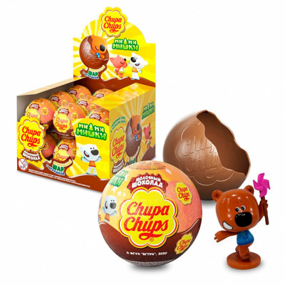 Шоколадные шары Chupa Chups с молочным шоколадом 20 гр.
