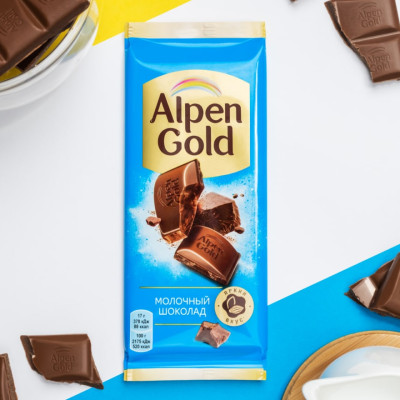 Молочный шоколад "Alpen Gold" 85 г