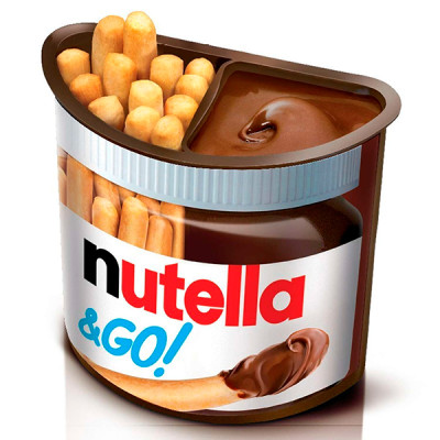 Nutella&Go - Ореховая Паста с хлебными палочками 52 г