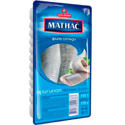 Филе в масле Матиас оригинальный Санта Бемор 150 г