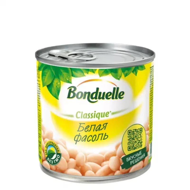 Белая фасоль "Bonduelle" Натуральная, 425 мл