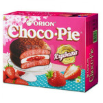 Печенье Orion Сhосо Pie Клубника (30 г х 12 шт.)
