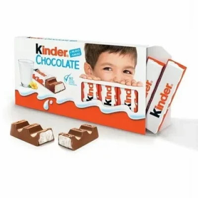 Молочный шоколад "Kinder" С молочной начинкой 8 шт/100 г