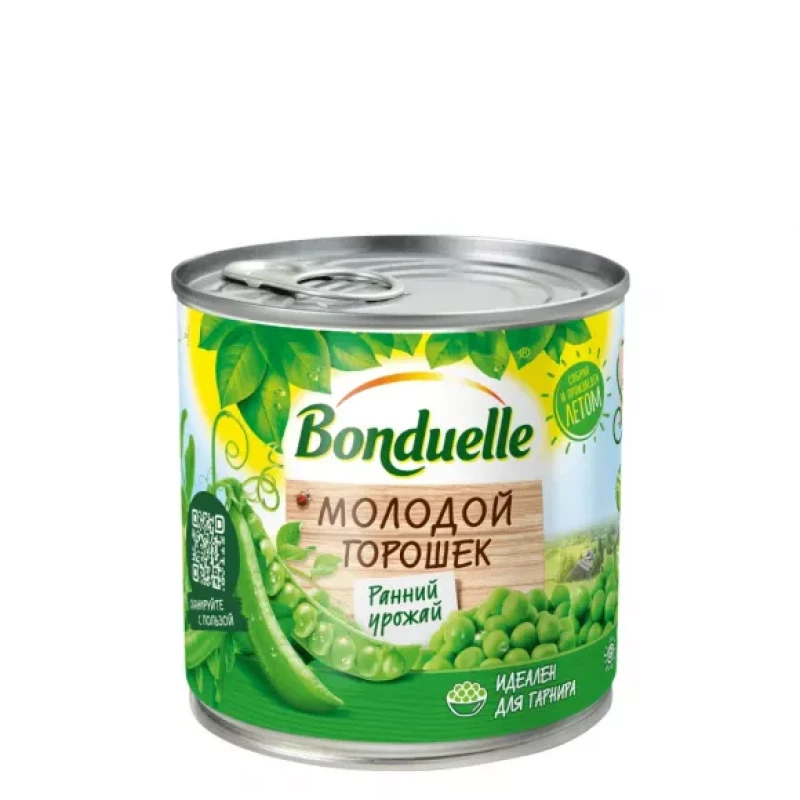 Молодой горошек "Bonduelle" 212 мл
