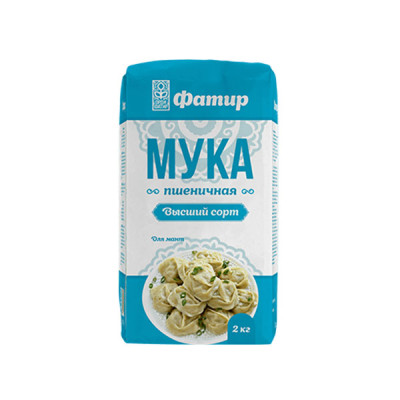 Мука пшеничная высший сорт 2 кг
