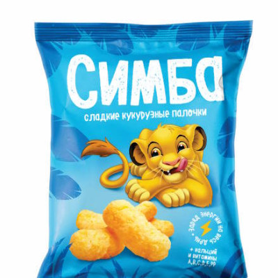 Колечки Кукурузные "Симба" Со Вкусом Яблока 35 г