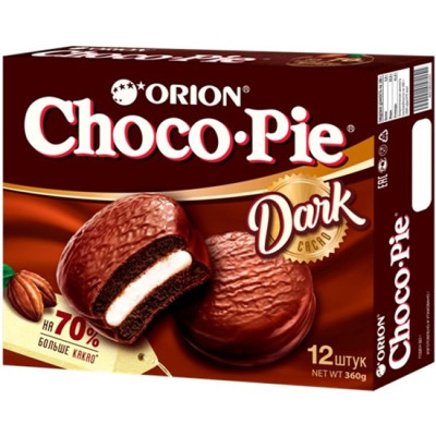 Пирожное ORION "Choco Pie Dark" 360 г