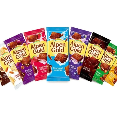 Шоколад "Alpen Gold ®" Все вкусы по одной цене 85 г