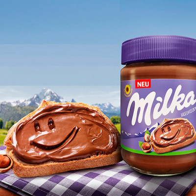 Шоколадная Паста ореховая Milka Hazelnut 350 г