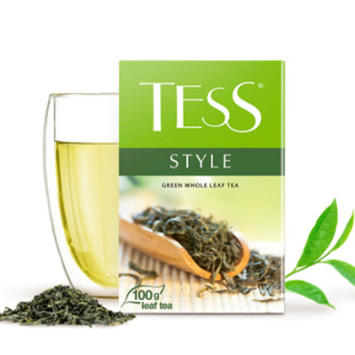 Зеленый чай "TESS" Style листовой 100г